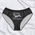 Aviator Briefs — "Get it up & I'll land it" Women's Printed Panties