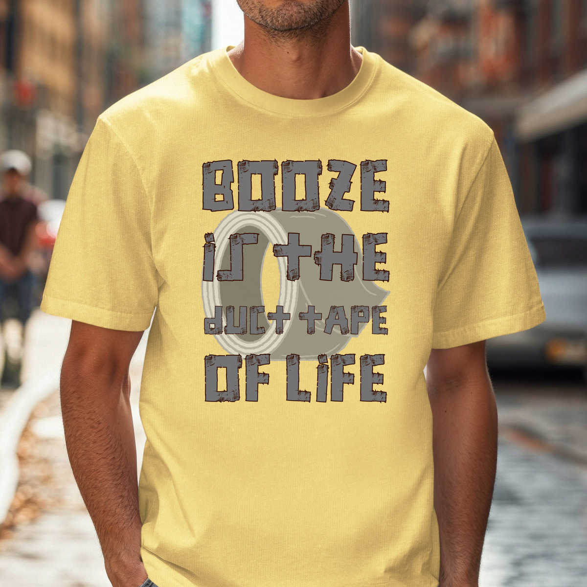 Booze Is the Duct Tape of Life T-Shirt | Funny Drinking Tee