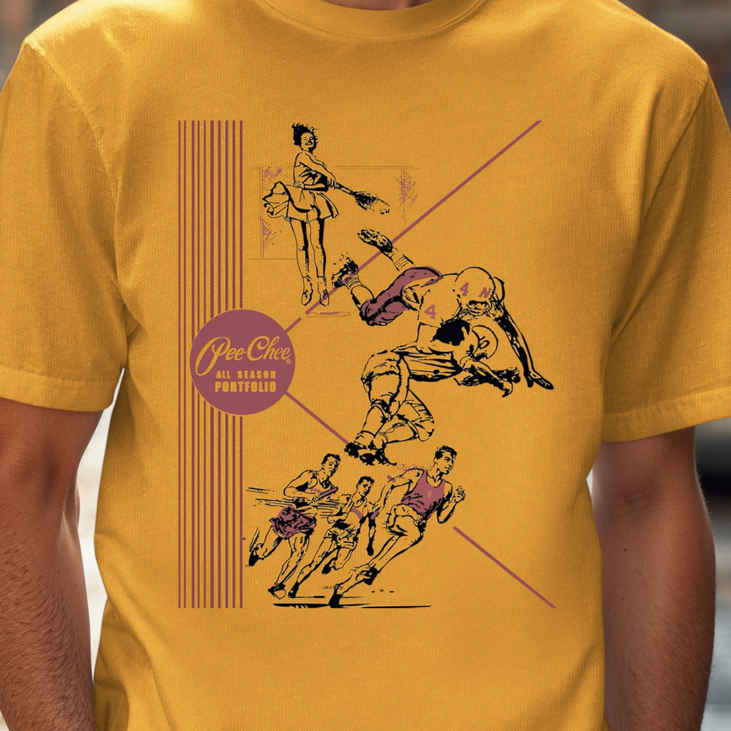 Retro Pee-Chee Folder Illustration T-shirt | Fun nostalgic Tee, Scholastic Shirt