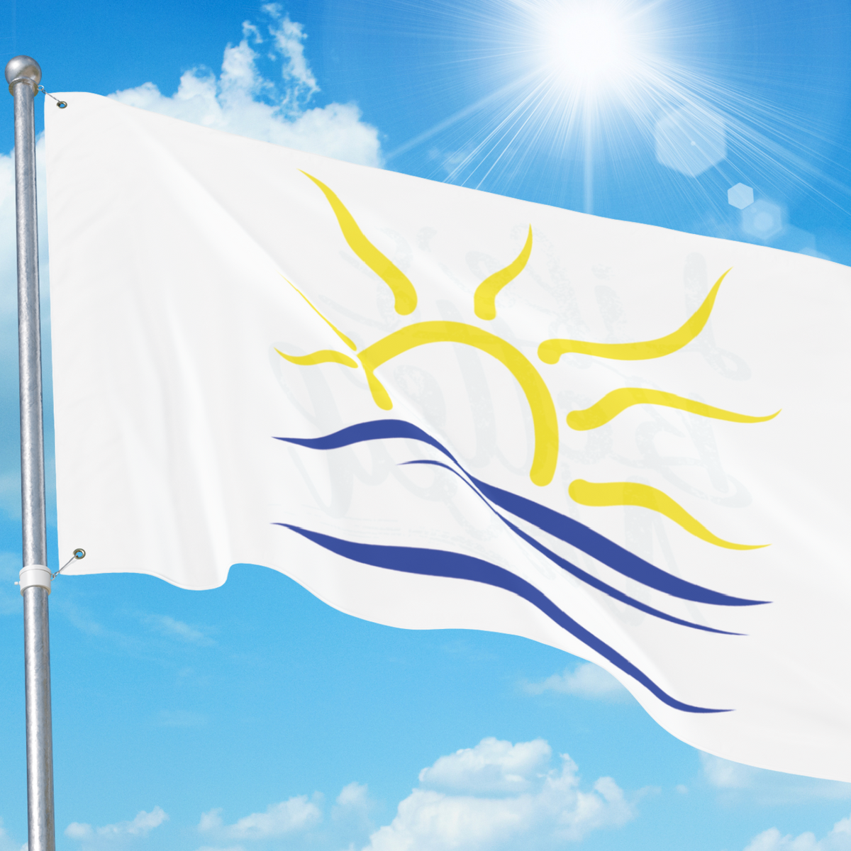 Life's Better Naked double-sided Flag, Naturist and Nudist Penant, Beach or Yard