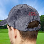 Embroidered Golf Naked Cap, Fun Golfing Hat, Gift for Golfer, Nudist Baseball Cap