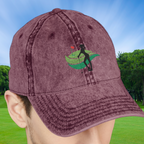 Embroidered Golf Naked Cap, Fun Golfing Hat, Gift for Golfer, Nudist Baseball Cap