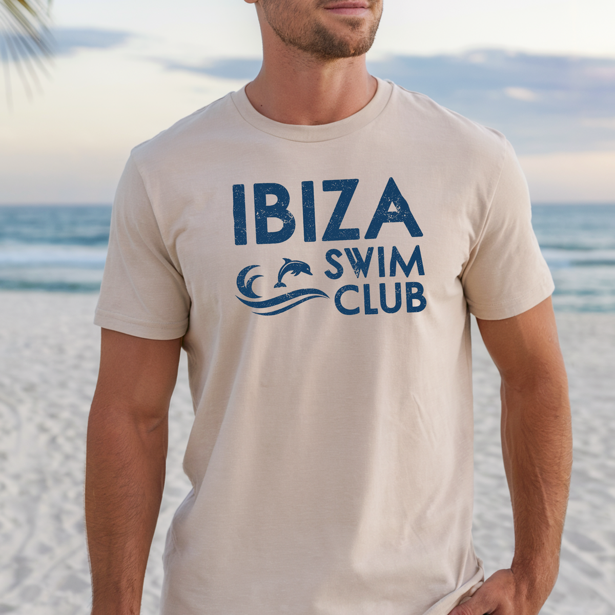 Ibiza Swim Club T-shirt | Funny Beach Tee, Nudist Naturist Top, Swimming Team