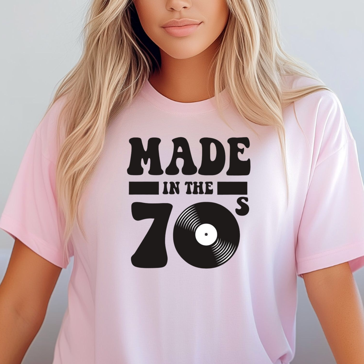 Made in the 70s T-shirt | Retro Vinyl 1970s Graphic Tee, Music Lovers Shirt
