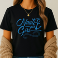Nauti Girl anchor rope T-Shirt | Nautical beach tee, Sailing Shirt, Boatwear