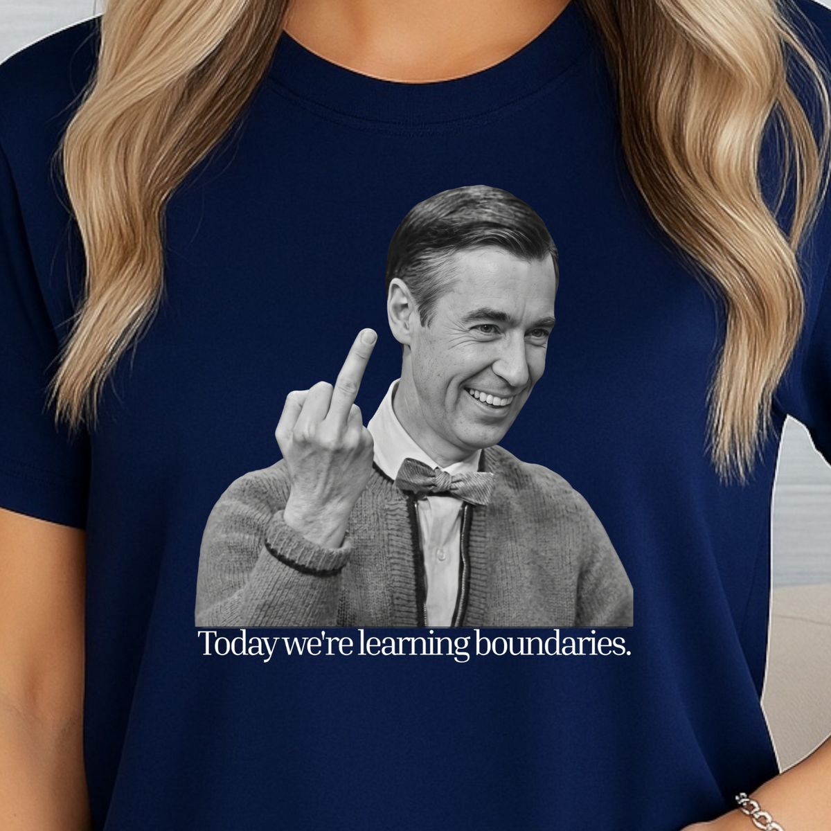 Cheeky Mr. Rogers T-shirt | Funny Retro Tee, Children's TV Icon Shirt