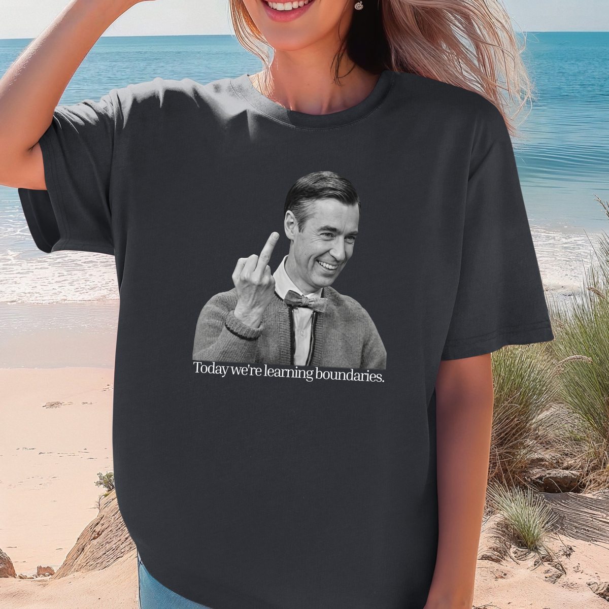 Cheeky Mr. Rogers T-shirt | Funny Retro Tee, Children's TV Icon Shirt