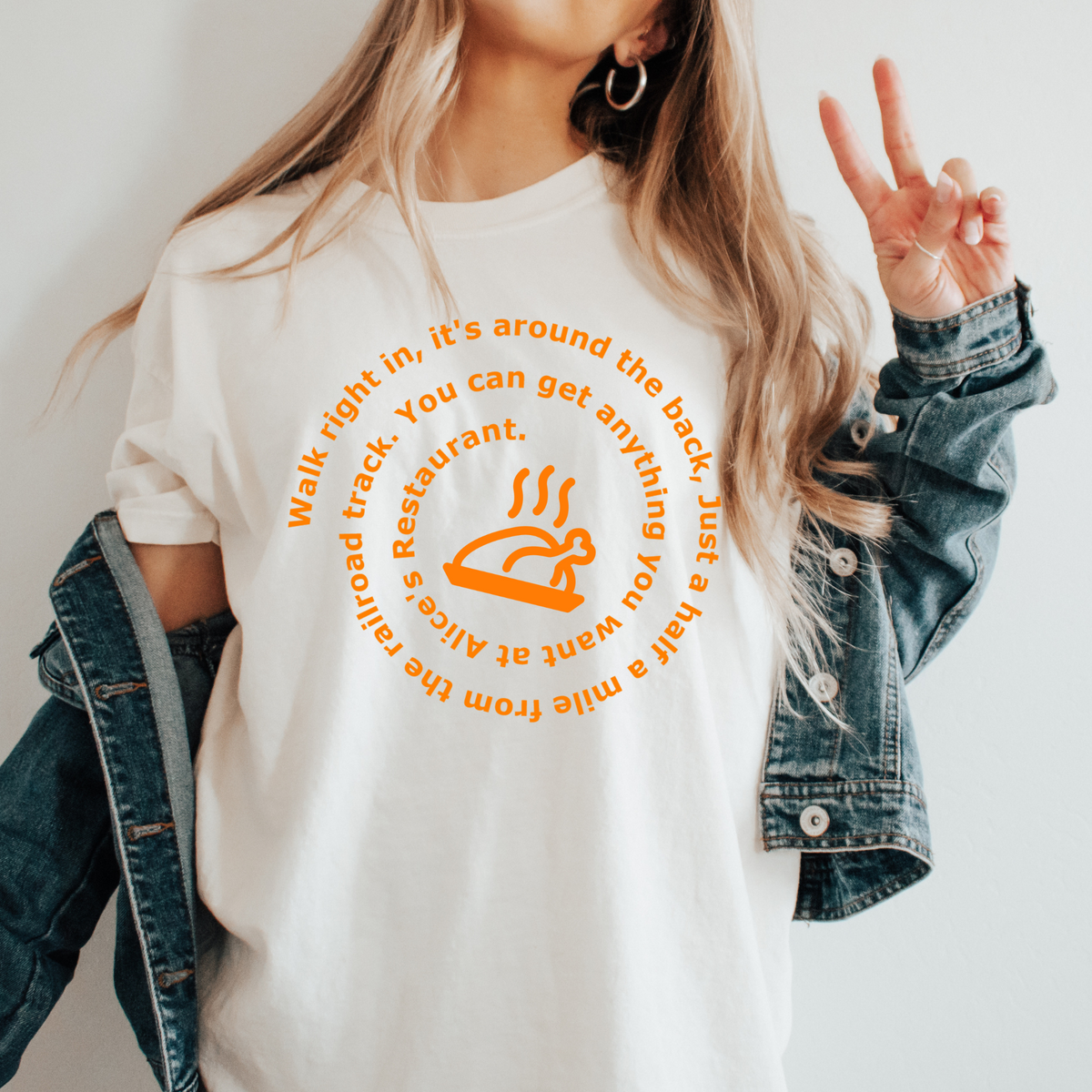 Arlo Guthrie Inspired Thanksgiving T-shirt, Alice's Restaurant, Turkey Tee