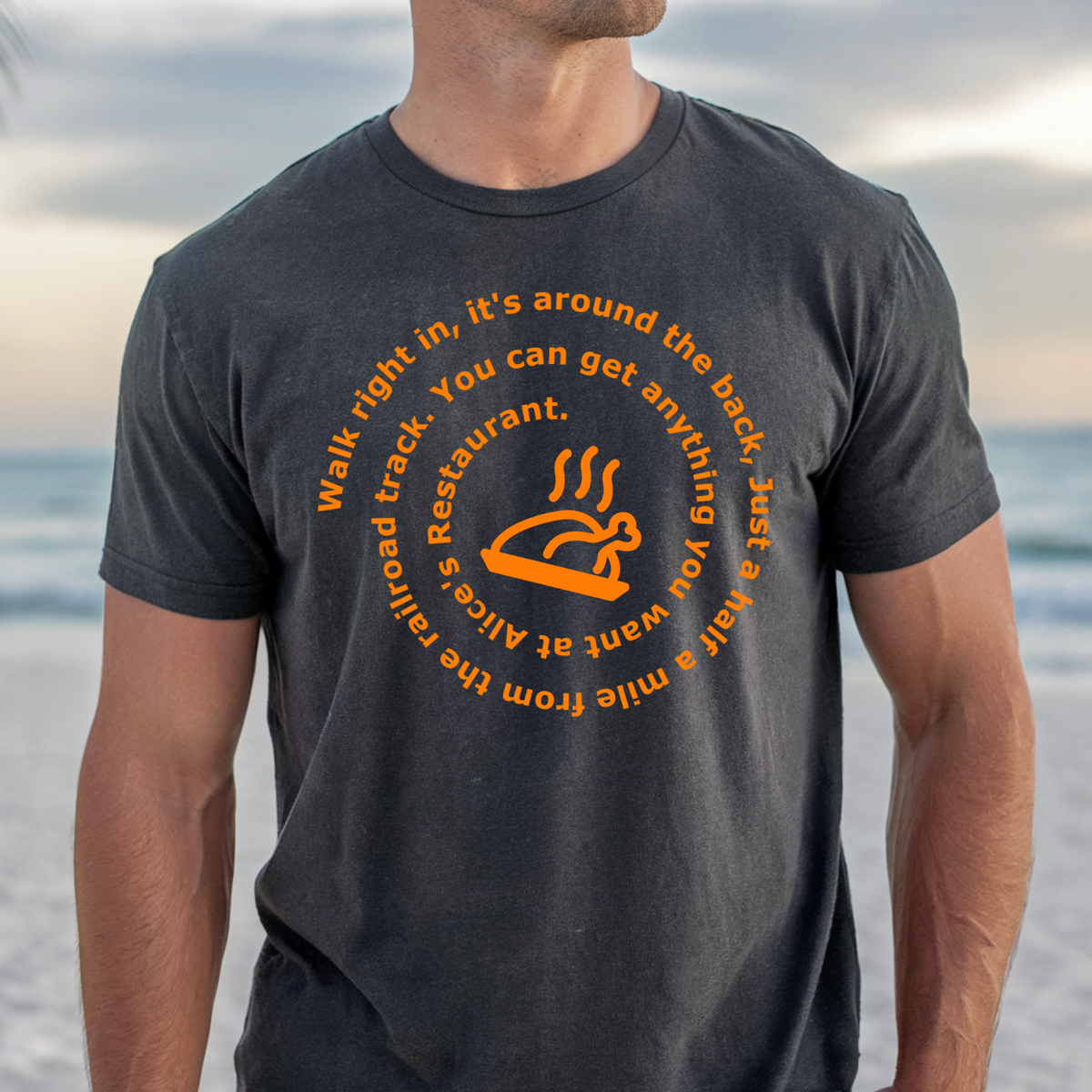Arlo Guthrie Inspired Thanksgiving T-shirt, Alice's Restaurant, Turkey Tee