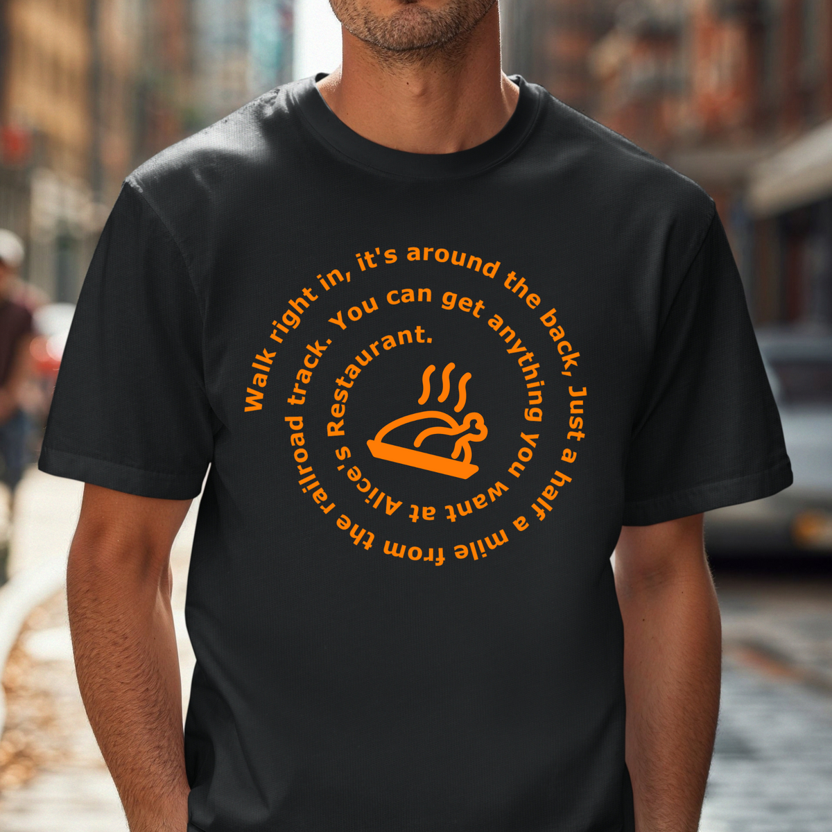 Arlo Guthrie Inspired Thanksgiving T-shirt, Alice's Restaurant, Turkey Tee