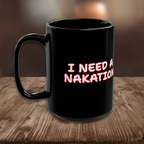 Fun Nudist Coffee Mug | Wakey Wakey Let’s Get Nakey / I Need a Nakation Tea Cup