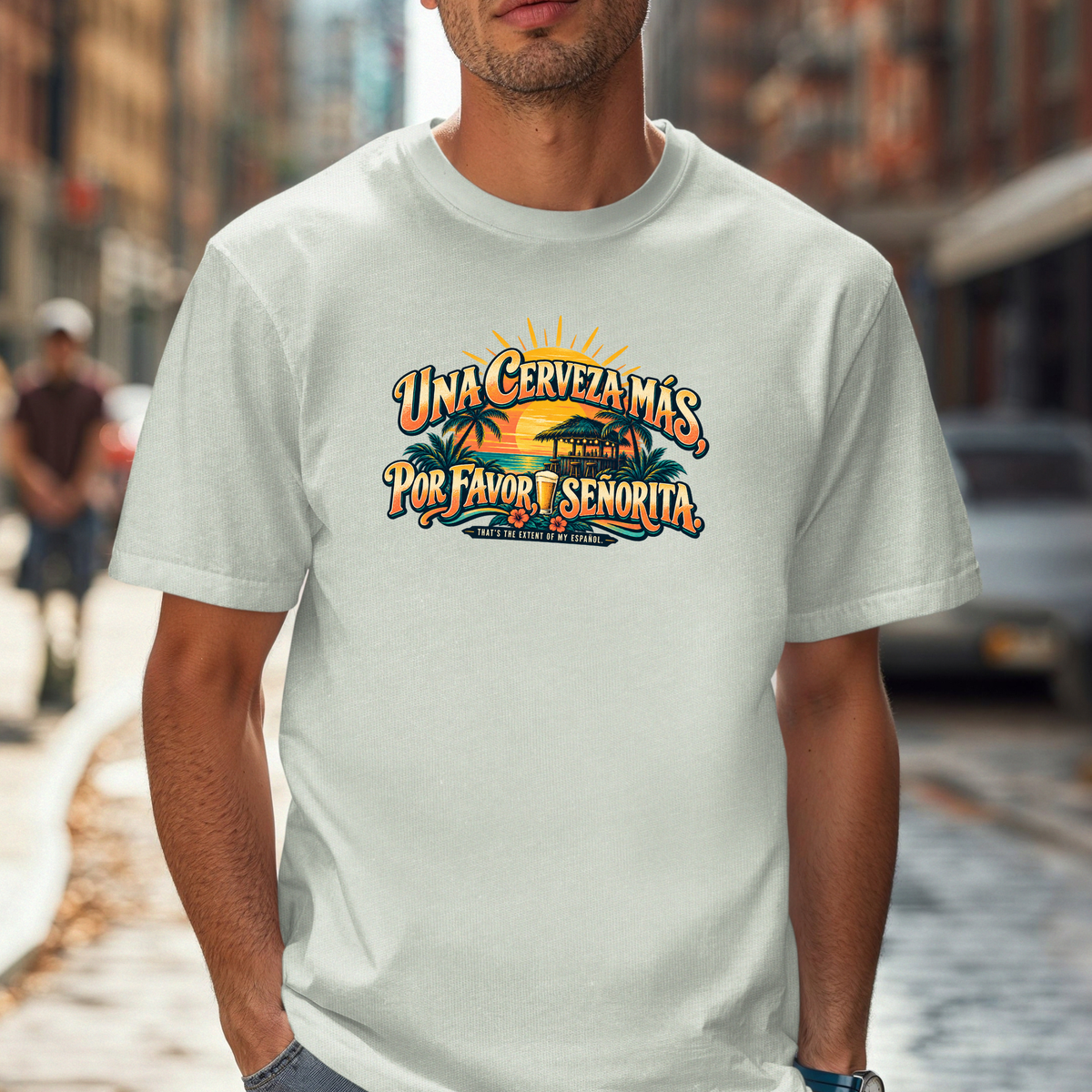 Una Cerveza Más Por Favor Señorita T-shirt | Funny Mexican Spanish Beer Tee