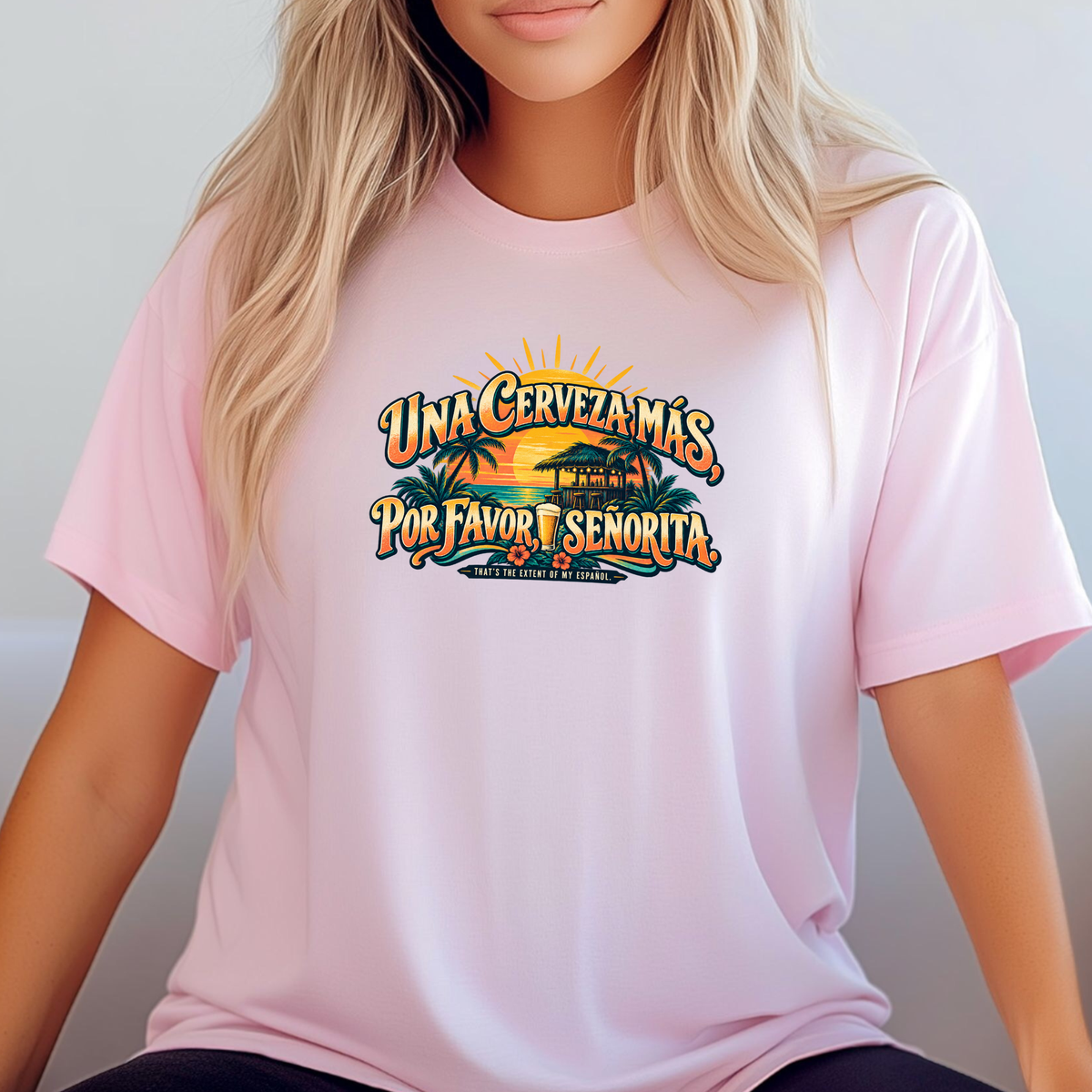 Una Cerveza Más Por Favor Señorita T-shirt | Funny Mexican Spanish Beer Tee