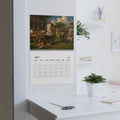 Fine Art Poor Behavior 2027 Wall Calendar | Funny Retro Art, Cocker Spaniel Dog
