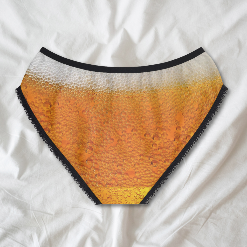 Women's Beer Pint Briefs – Fun Oktoberfest Novelty Underwear, Funny Panties
