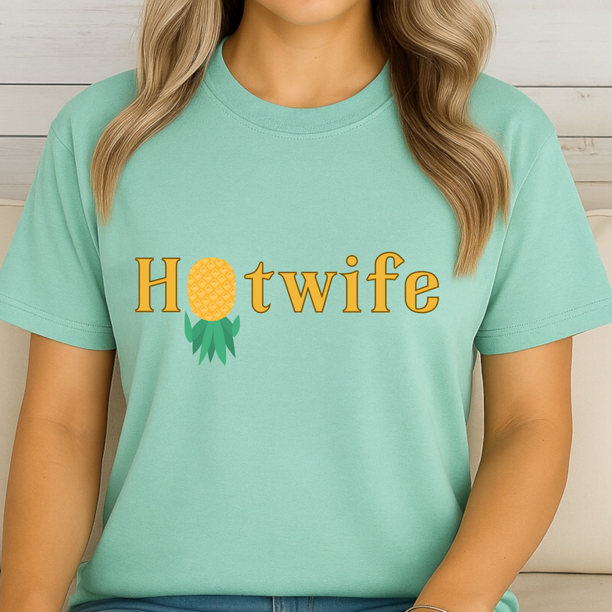 Hotwife Lifestyle T-Shirt – Funny Upside-Down Pineapple Swingers Shirt