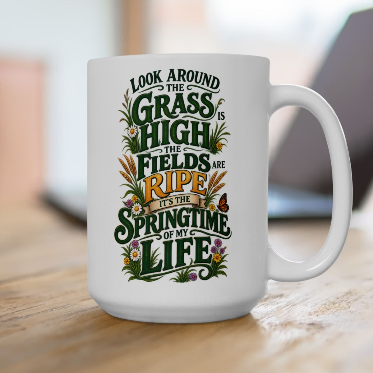 Hazy Shade of Winter Coffee Mug | Paul and Art Inspired 2-sided Ceramic Tea Cup