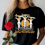 Sun's Out Buns Out Tee, Summer Beach T-shirt, Nudist Naturist Shirt, Surfer Tee
