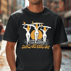 Sun's Out Buns Out Tee, Summer Beach T-shirt, Nudist Naturist Shirt, Surfer Tee