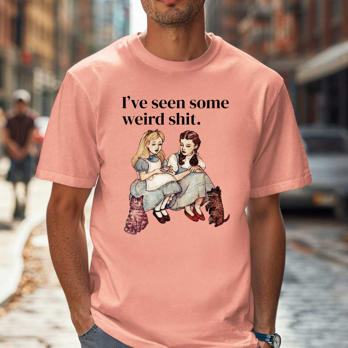 'I’ve Seen Some Weird Sh*t' T-Shirt, Funny Dorothy and Alice Tee, Children's Lit
