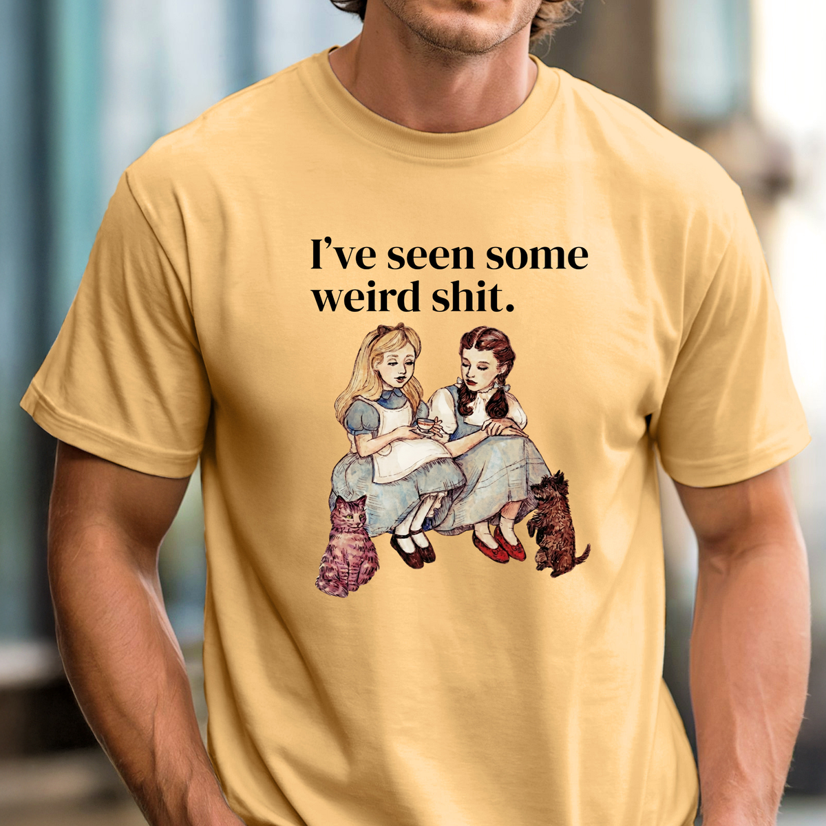'I’ve Seen Some Weird Sh*t' T-Shirt, Funny Dorothy and Alice Tee, Children's Lit