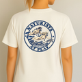 Naturists at Play SCUBA Club Graphic T-Shirt | Funny Nudist Naturist Tee