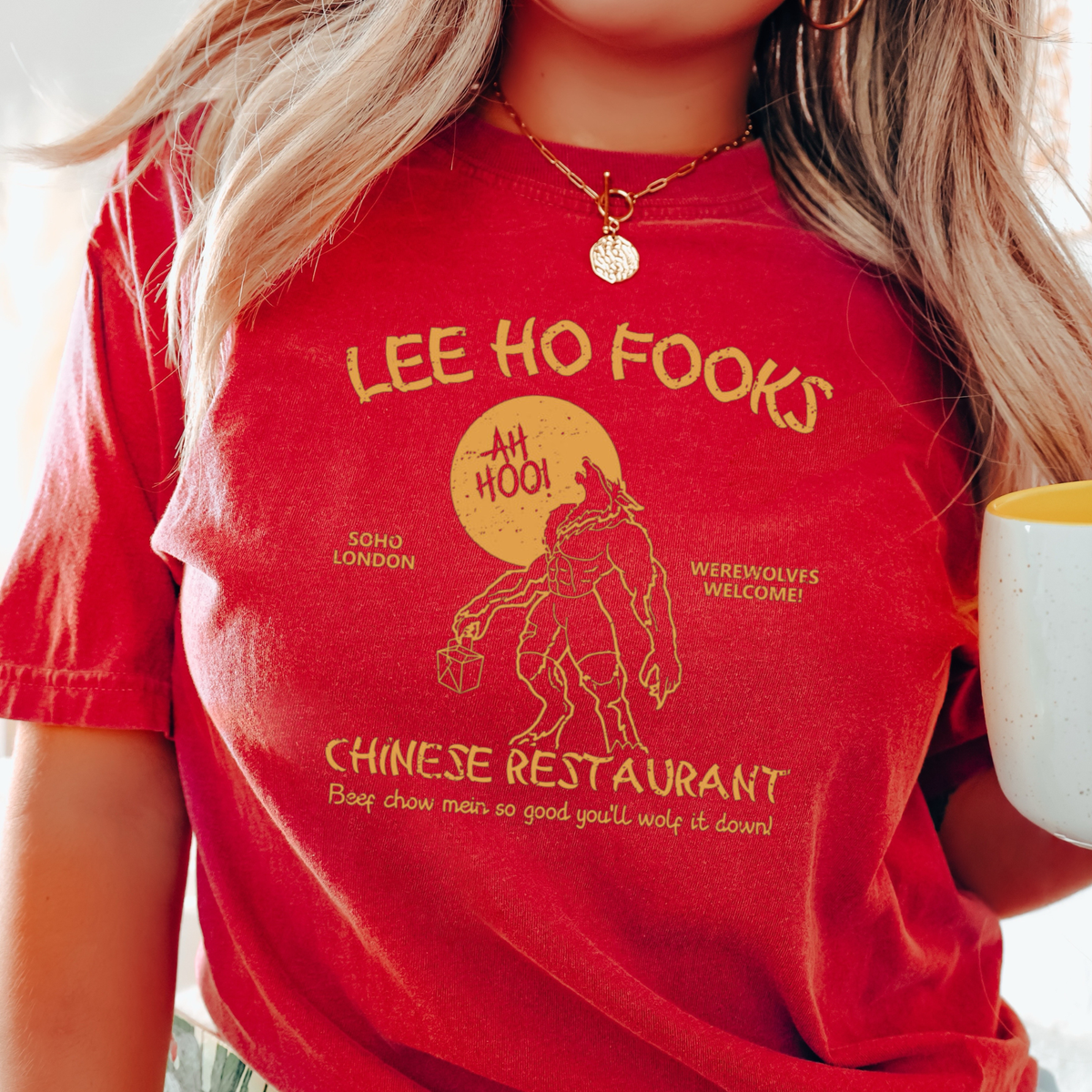 Lee Ho Fook Chinese Restaurant Graphic T-Shirt | Werewolves of London Shirt | Warren Zevon Classic Rock Tee