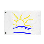 Life's Better Naked double-sided Flag, Naturist and Nudist Penant, Beach or Yard