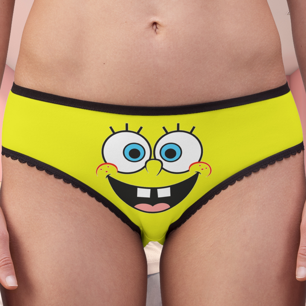 Spongebob Inspired Women's Briefs | Fun Ladies Underwear, Cute Panties