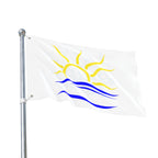 Life's Better Naked double-sided Flag, Naturist and Nudist Penant, Beach or Yard