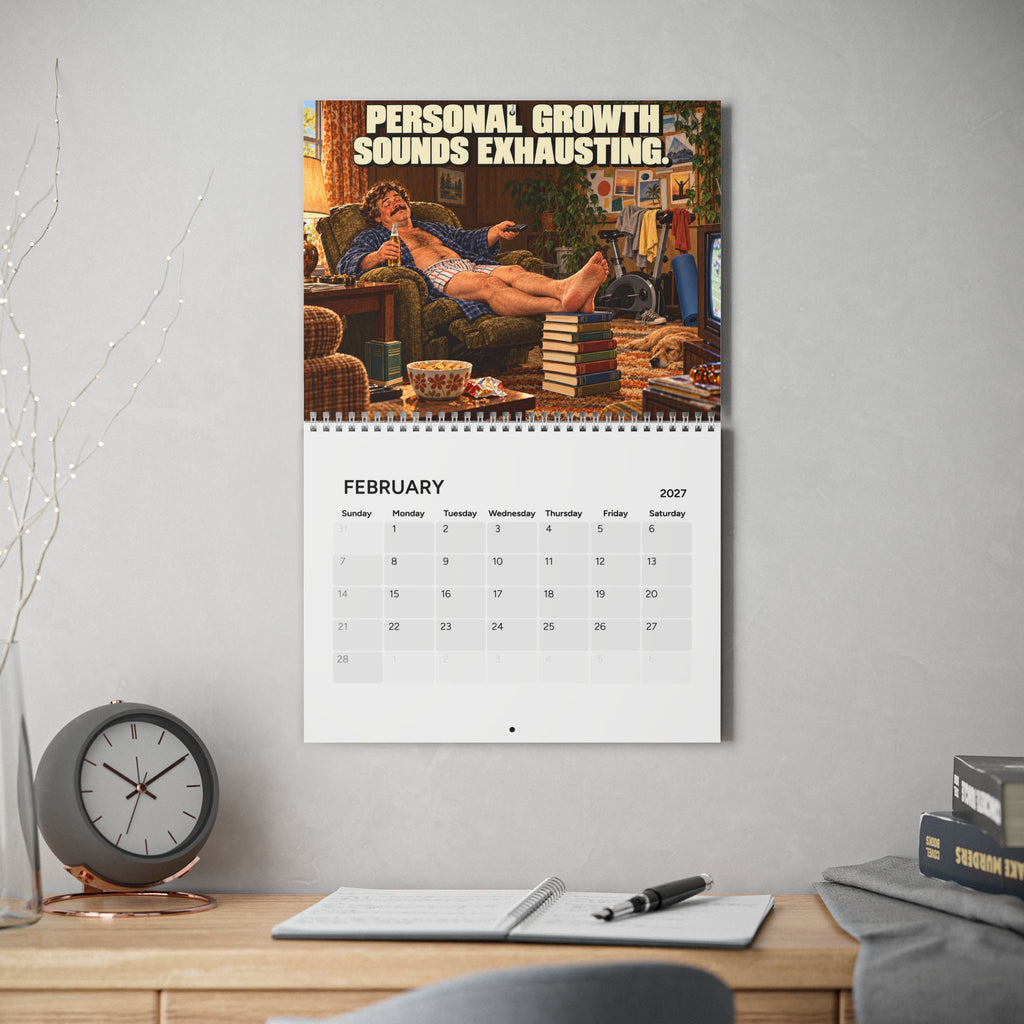 A Year of Lowered Expectations Wall Calendar 2027 | Funny Demotivational Mottos