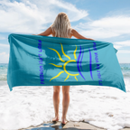 Freedom Isn’t Worn It’s Felt On Your Skin Beach Towel, Nudist and Naturist Towel