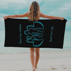 Shed Your Clothes Shed Your Ego Beach Towel | Fun Towel for Nudists and Naturist